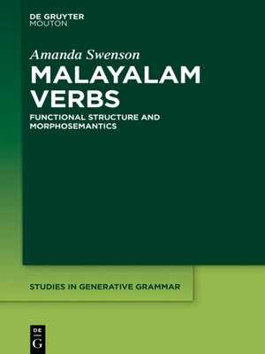 cover image of Malayalam Verbs
